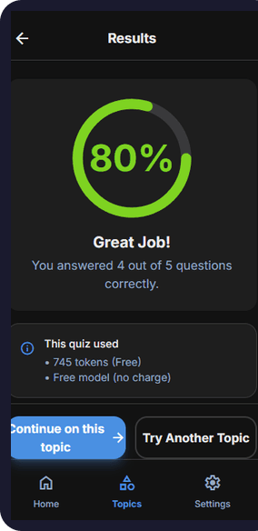 Share your quiz results with friends